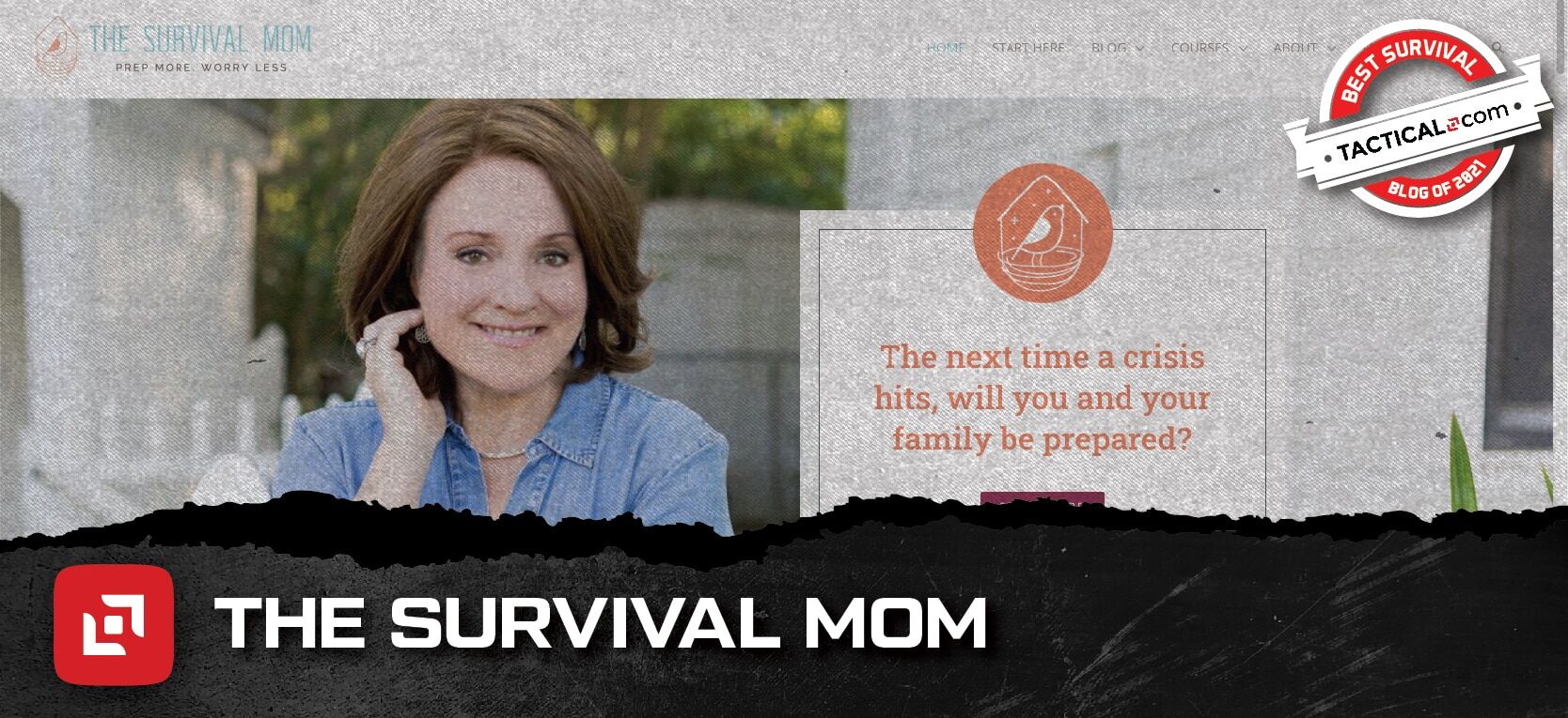 The Survival Mom homepage