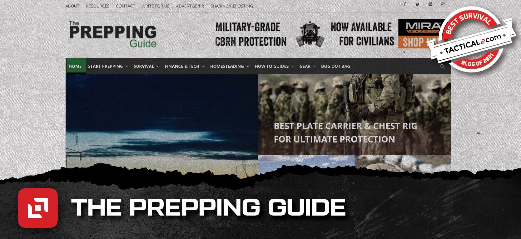 The Prepping Guide homepage