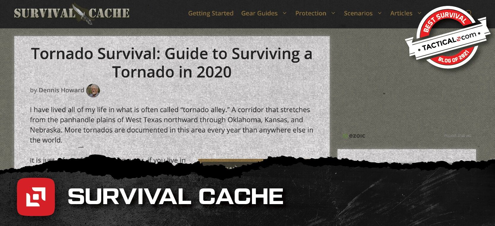 Survival Cache homepage